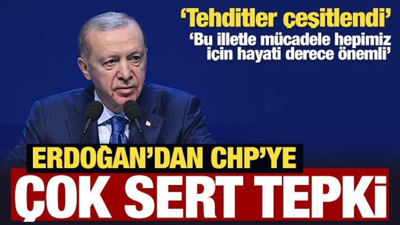 Erdoğan'dan net mesaj: Bu illetle mücadele hepimiz için hayati derece önemli