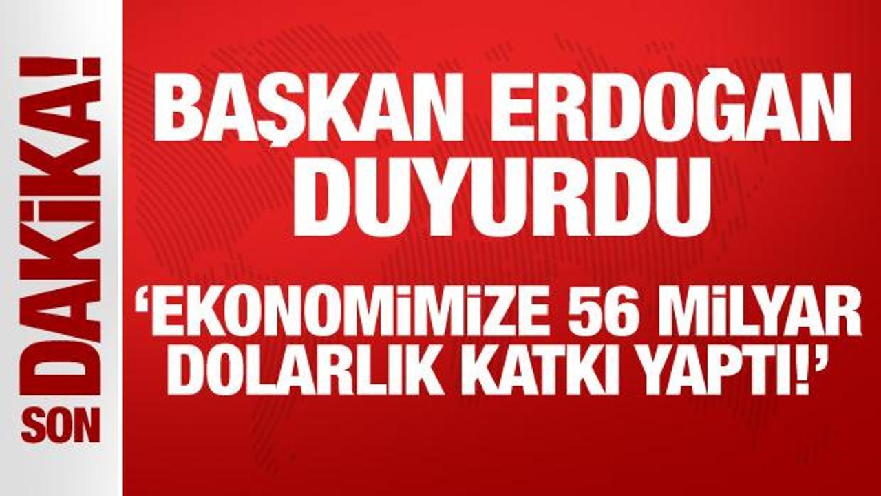 Erdoğan'dan son dakika THY açıklaması: 56 milyar dolarlık katkı yaptı!