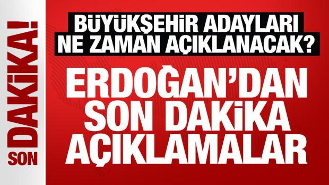 Erdoğan'dan son dakika yerel seçim açıklaması: Aralık ayının sonunu işaret etti