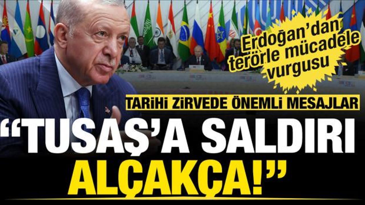 Erdoğan'dan tarihi BRICS zirvesinde önemli mesajlar: 