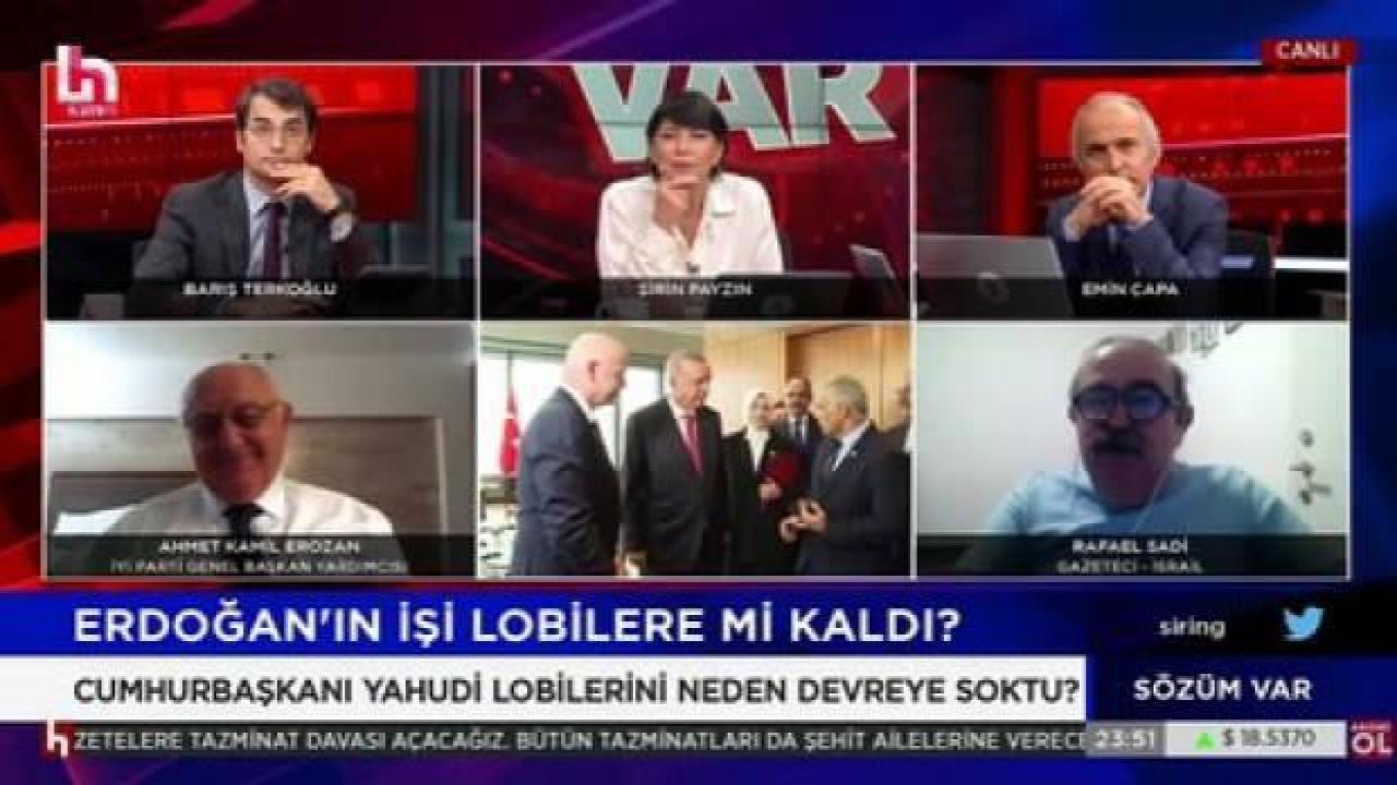'Erdoğan'ın sıra arkadaşıyım' dedi sunucu kekelemeye başladı! Halk Tv'de ilginç anlar