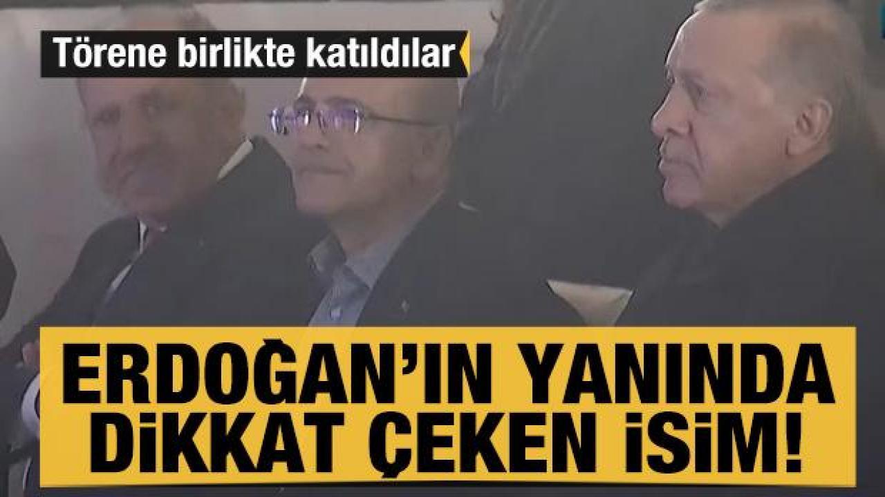 Erdoğan'ın yanında dikkat çeken isim: Mehmet Şimşek, Silivri'deki doğalgaz tesisi açılışına katıldı