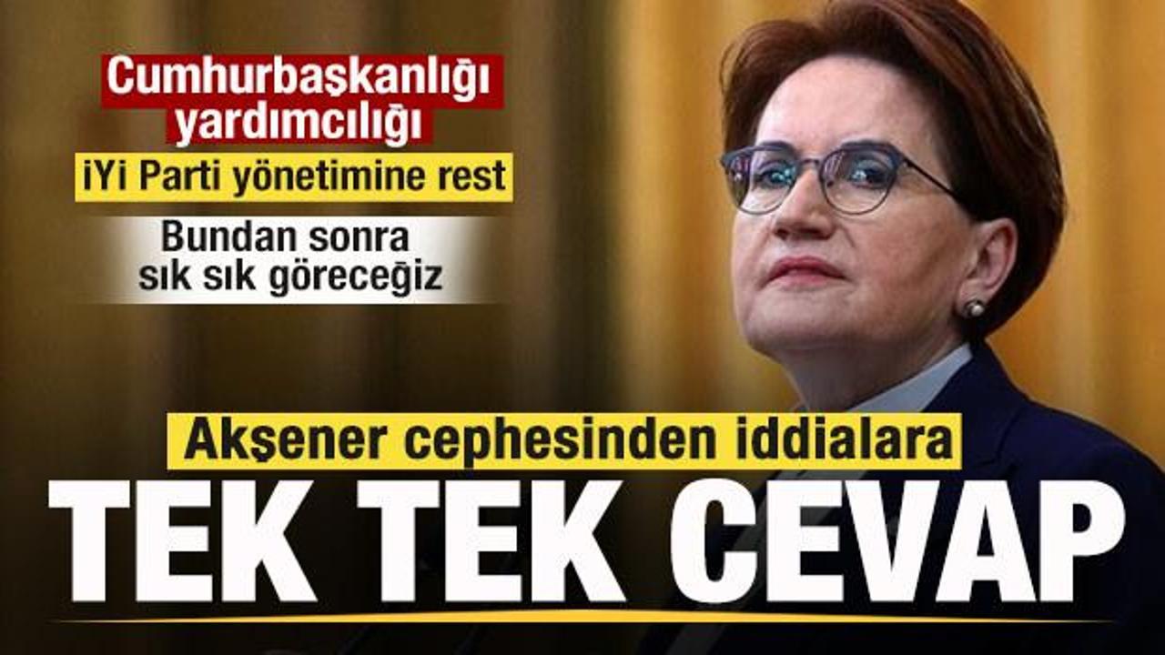 Erdoğan'la görüşmesi gündem oldu! Akşener cephesinden iddialara tek tek cevap