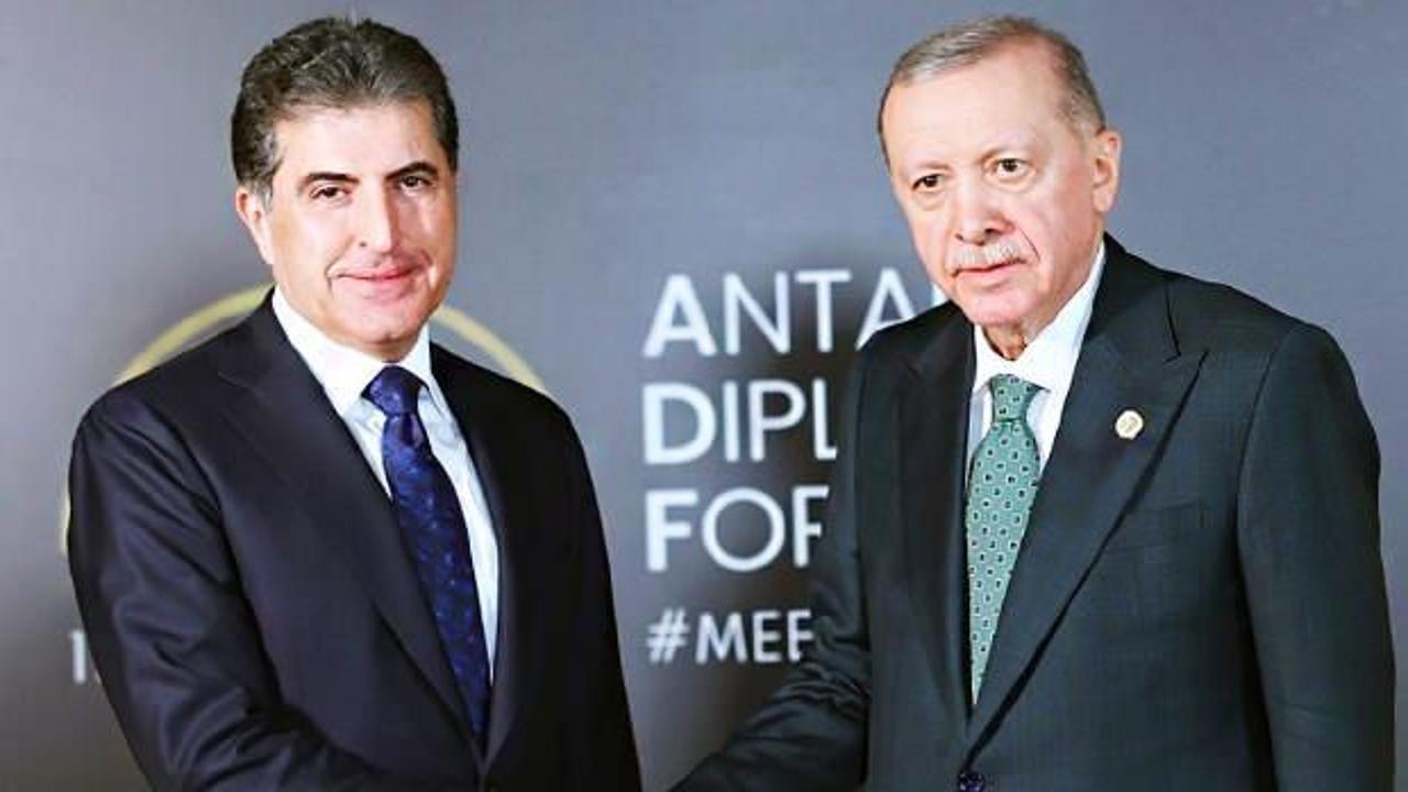 Erdoğan'la görüştü! Barzani'den PKK'ya dikkat çeken Öcalan çağrısı