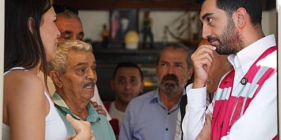 Eren Ali Bingöl Cami Mahallesi’nde esnaf ve vatandaşları ziyaret etti