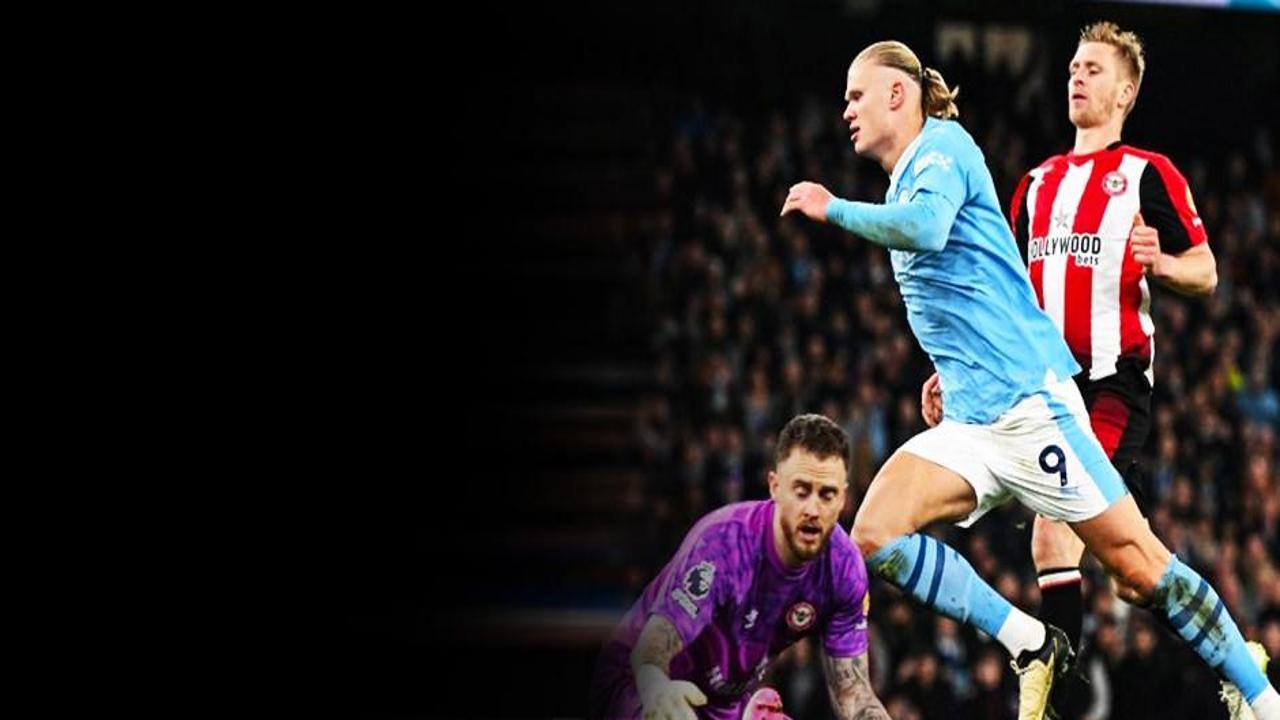 Erling Haaland tarihe geçti! City, lider Liverpool'la farkı eritti