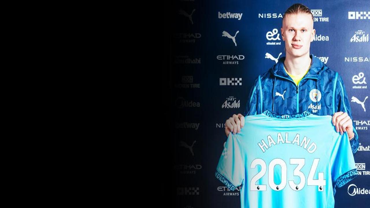 Erling Haaland'dan tarihi imza! Herkes bunu konuşuyor