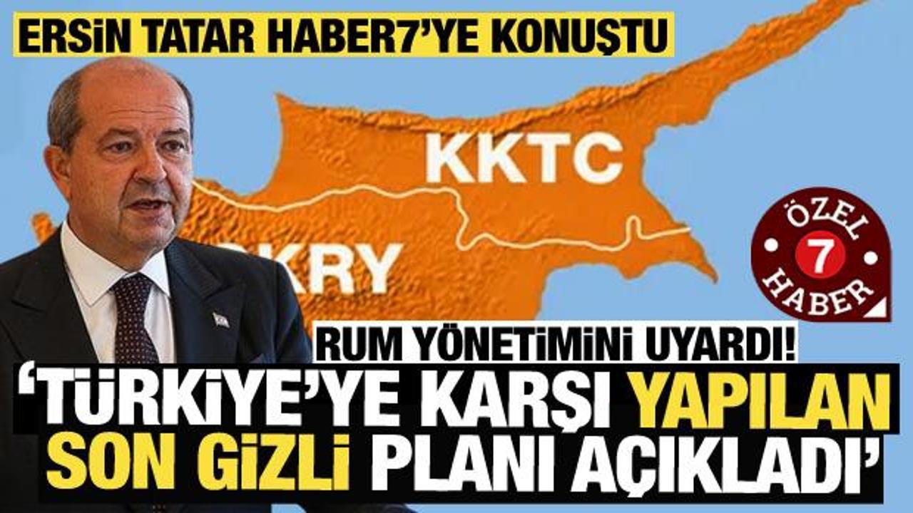 Ersin Tatar Rumların oyununu deşifre etti: Türkiye'ye karşı bir yapılanmadır