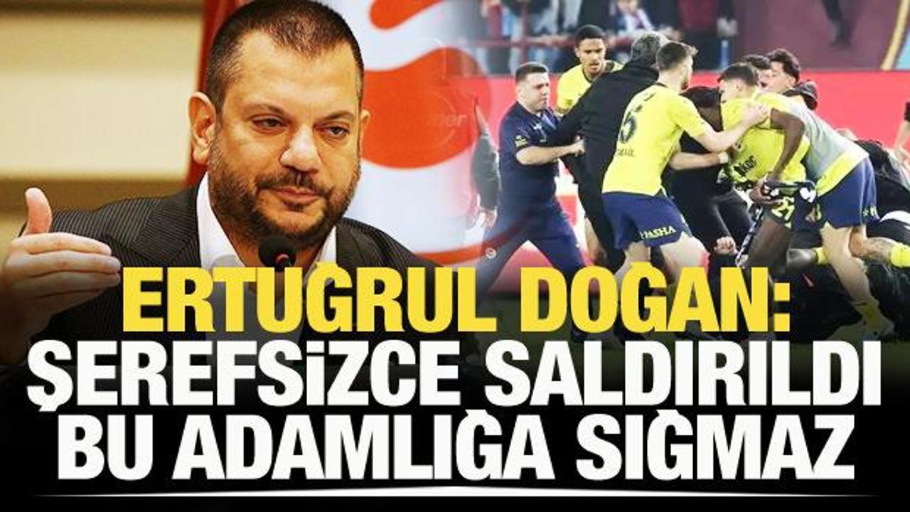 Ertuğrul Doğan'dan F.Bahçe maçı ile ilgili olay sözler: Hesabı sorulacak