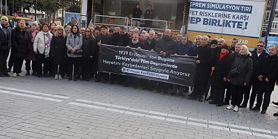 Erzincan Konfederasyonu’ndan 1939 Erzincan Depremi Anması