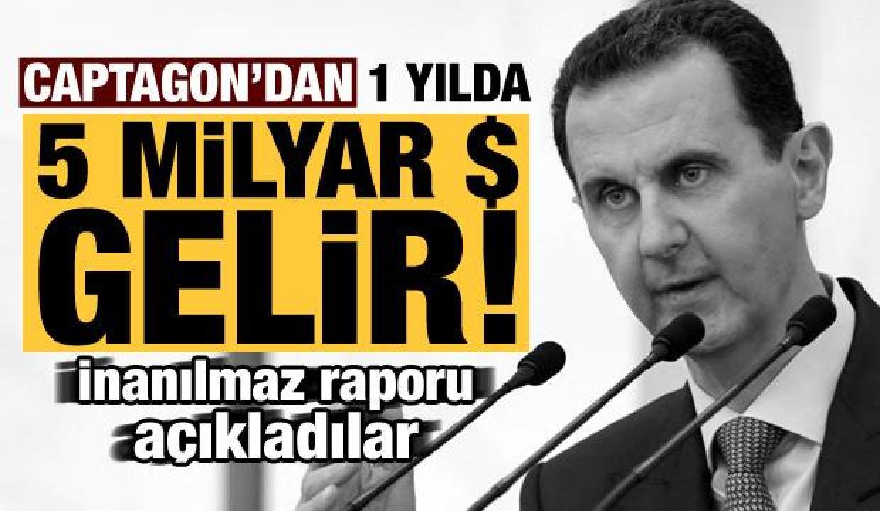 Esed, Captagon'dan 1 yılda tam 5,7 milyar dolar gelir elde etti!