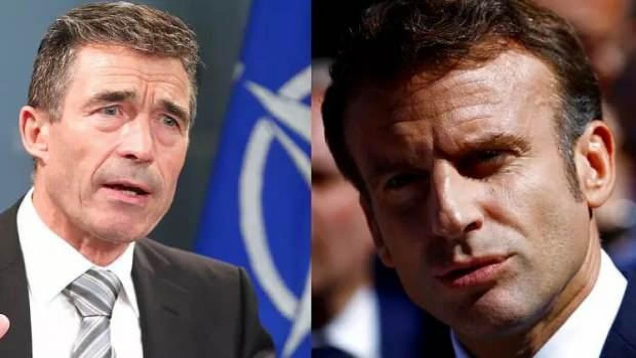 Eski NATO Genel Sekreteri Rasmussen'den Macron'a eleştiri