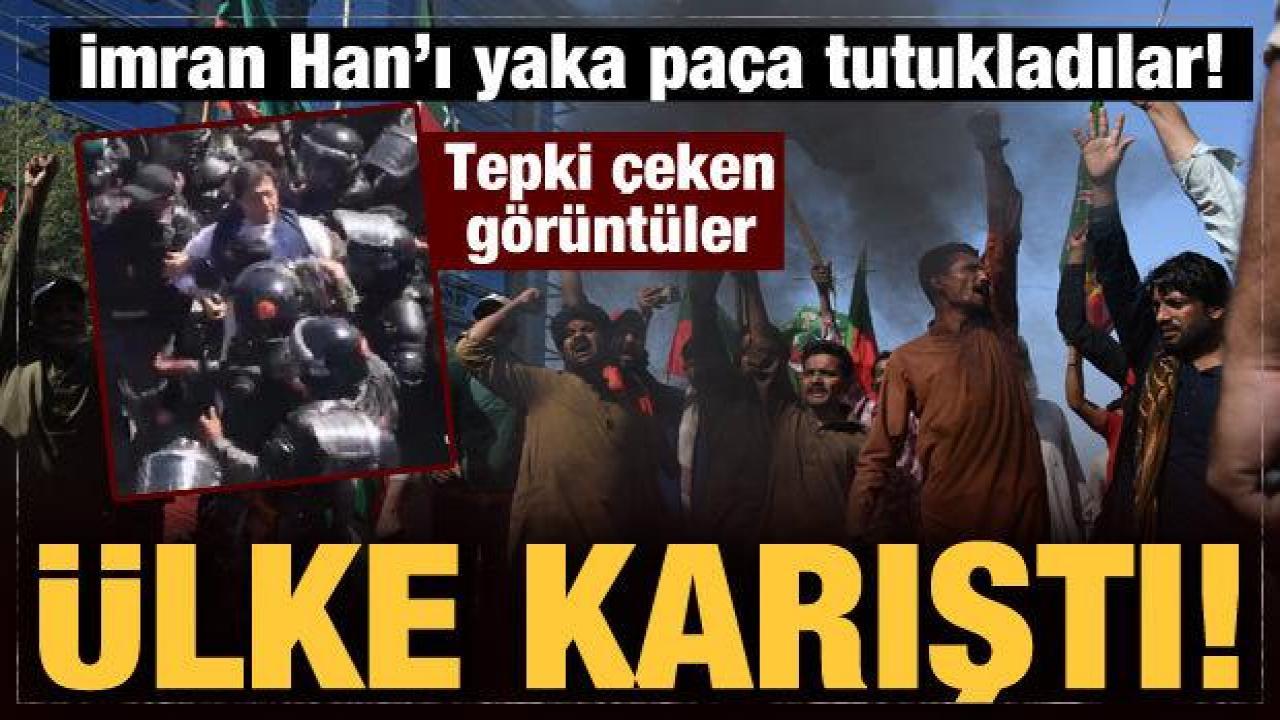 Eski Pakistan Başbakanı İmran Han tutuklandı: Ülke karıştı!