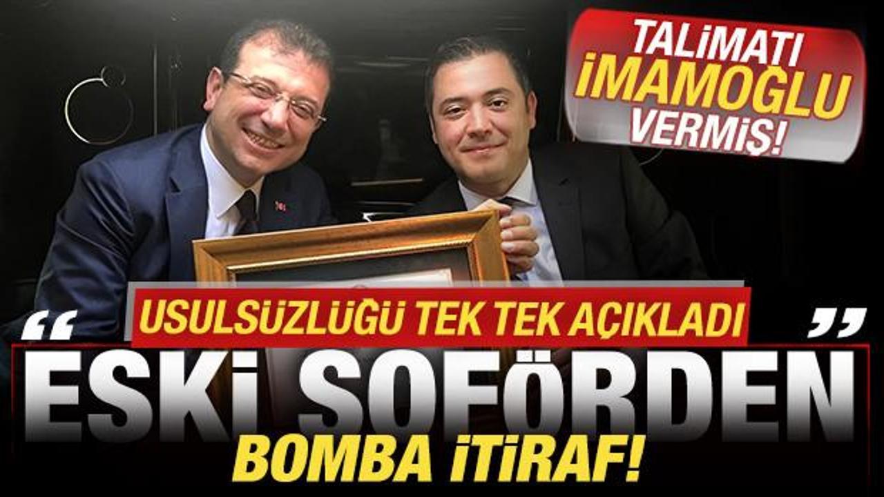 Eski şoförden bomba para çantası itirafı! Tek tek açıkladı! Talimatı İmamoğlu vermiş
