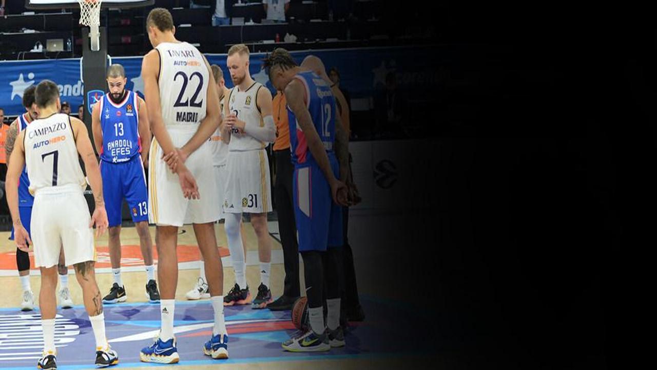 Euroleague'de tarih geçen maç! Anadolu Efes, Real Madrid'e diş geçiremedi