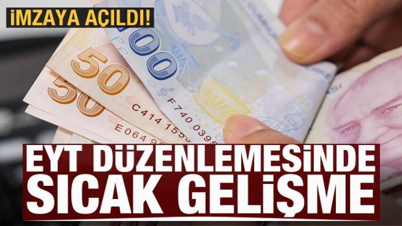 EYT düzenlemesi Meclis'te! İmzaya açıldı