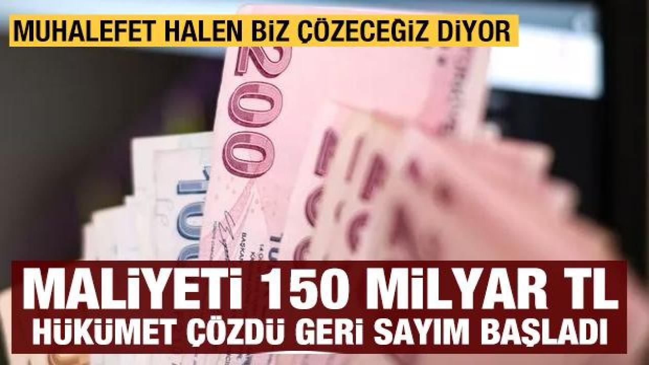 EYT'nin maliyeti ortaya çıktı
