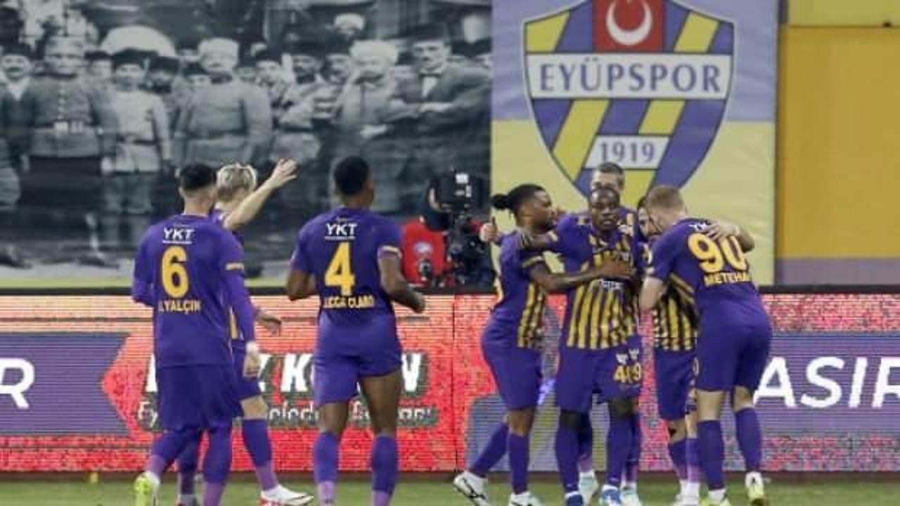 Eyüpspor 1. Lig'in ilk yarısını lider tamamladı