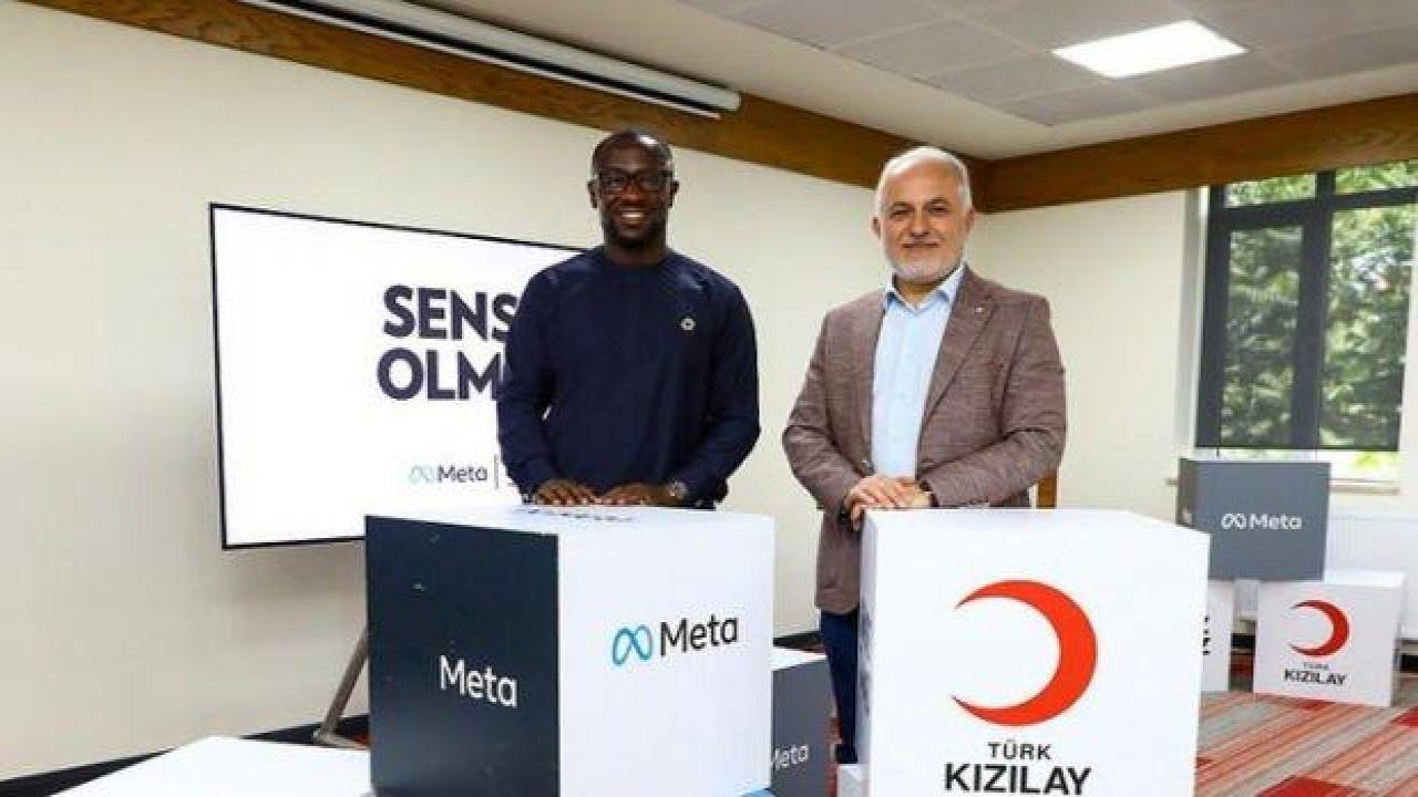 Facebook'un sahibi Meta ile Türk Kızılayı'ndan anlamlı iş birliği