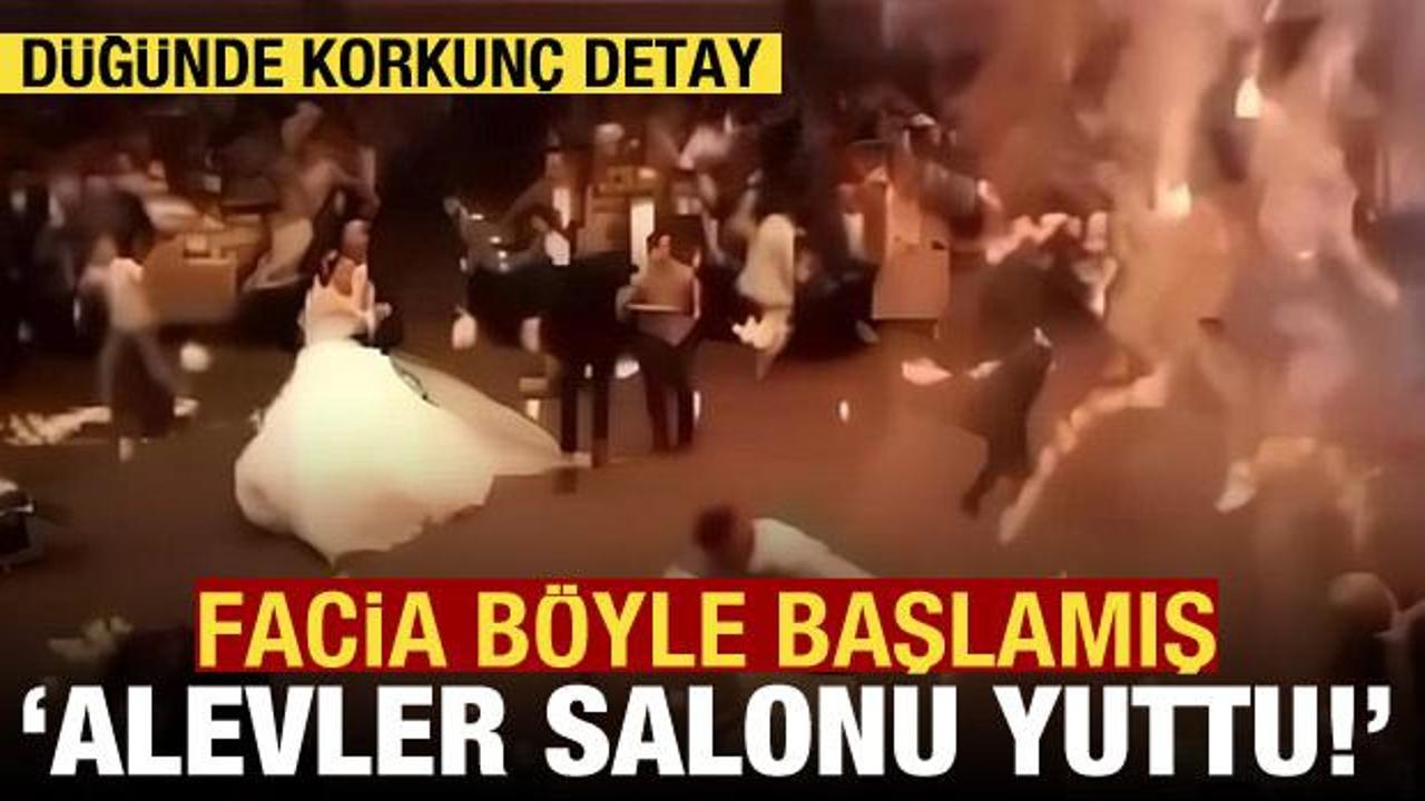 Faciaya dönüşen düğünde yangın böyle çıkmış: Korkunç detay ortaya çıktı