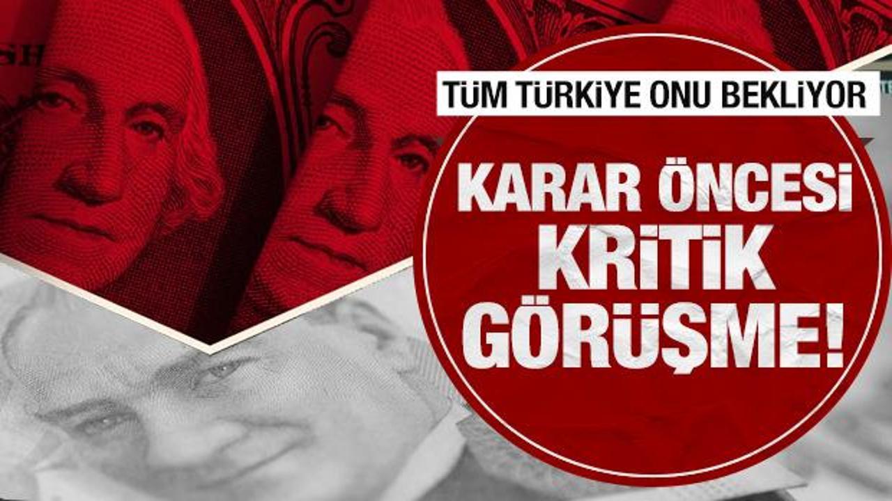 Faiz kararı öncesi TCMB Başkanı Gaye Erkan'dan kritik görüşme