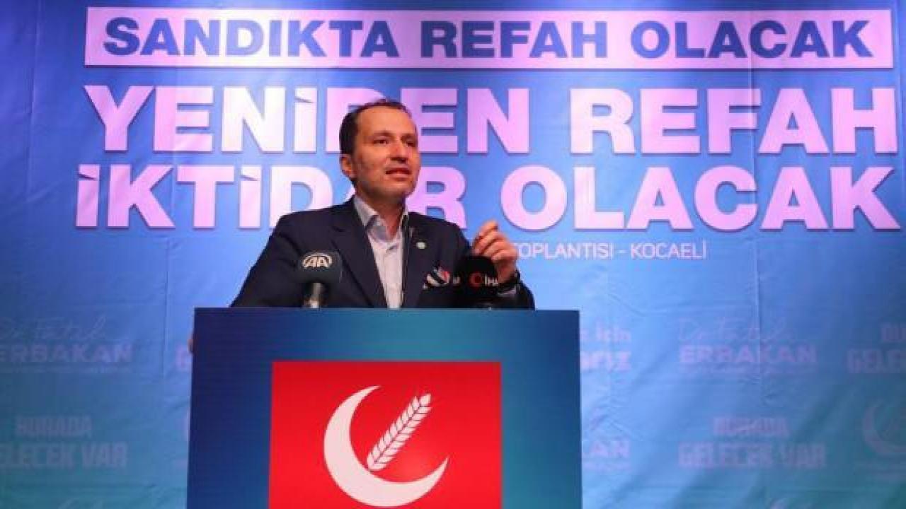 Fatih Erbakan'dan 'vefa borcu' mesajı