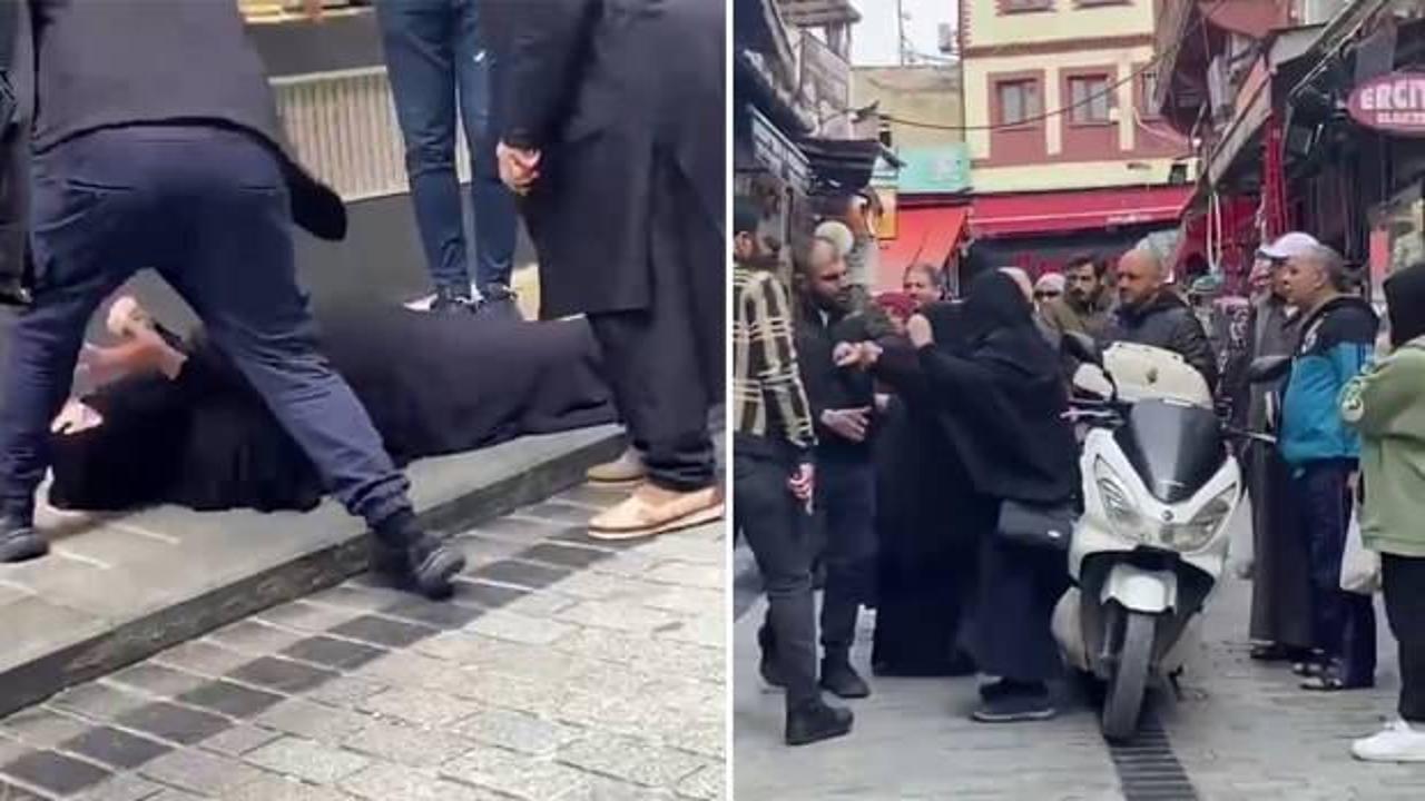 Fatih'te çarşaflı kadını darp eden saldırgan hakkında yeni gelişme