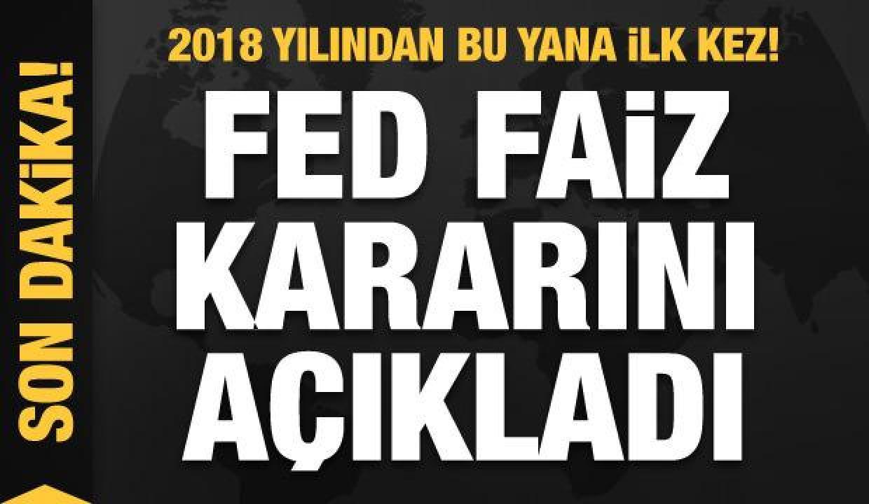 FED faizi 25 puan artırdı