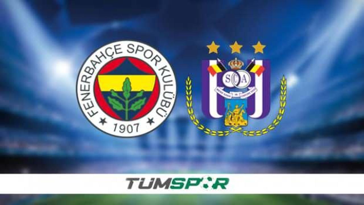 Fenerbahçe - Anderlecht Avrupa Ligi maçı hangi kanalda, saat kaçta, ne zaman? İşte muhtemel 11'ler