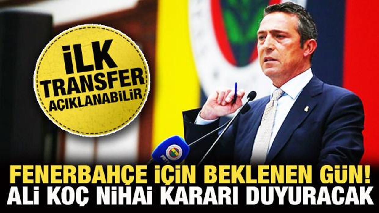 Fenerbahçe Başkanı Ali Koç basın toplantısı düzenleyecek! İlk transfer...