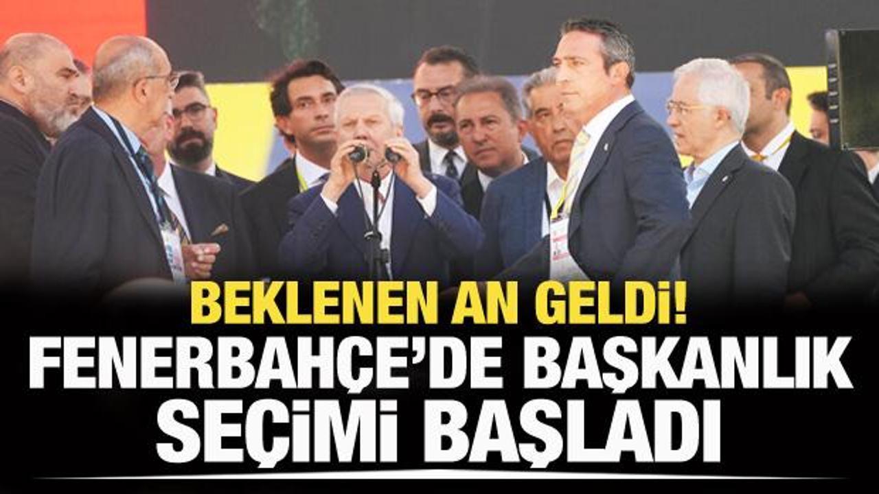 Fenerbahçe başkanını seçiyor! CANLI