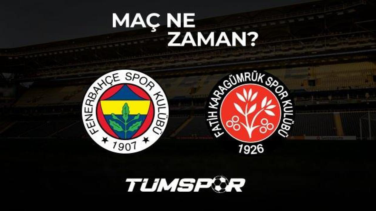 Fenerbahçe Fatih Karagümrük maçı ne zaman? Maçın muhtemel 11'leri...