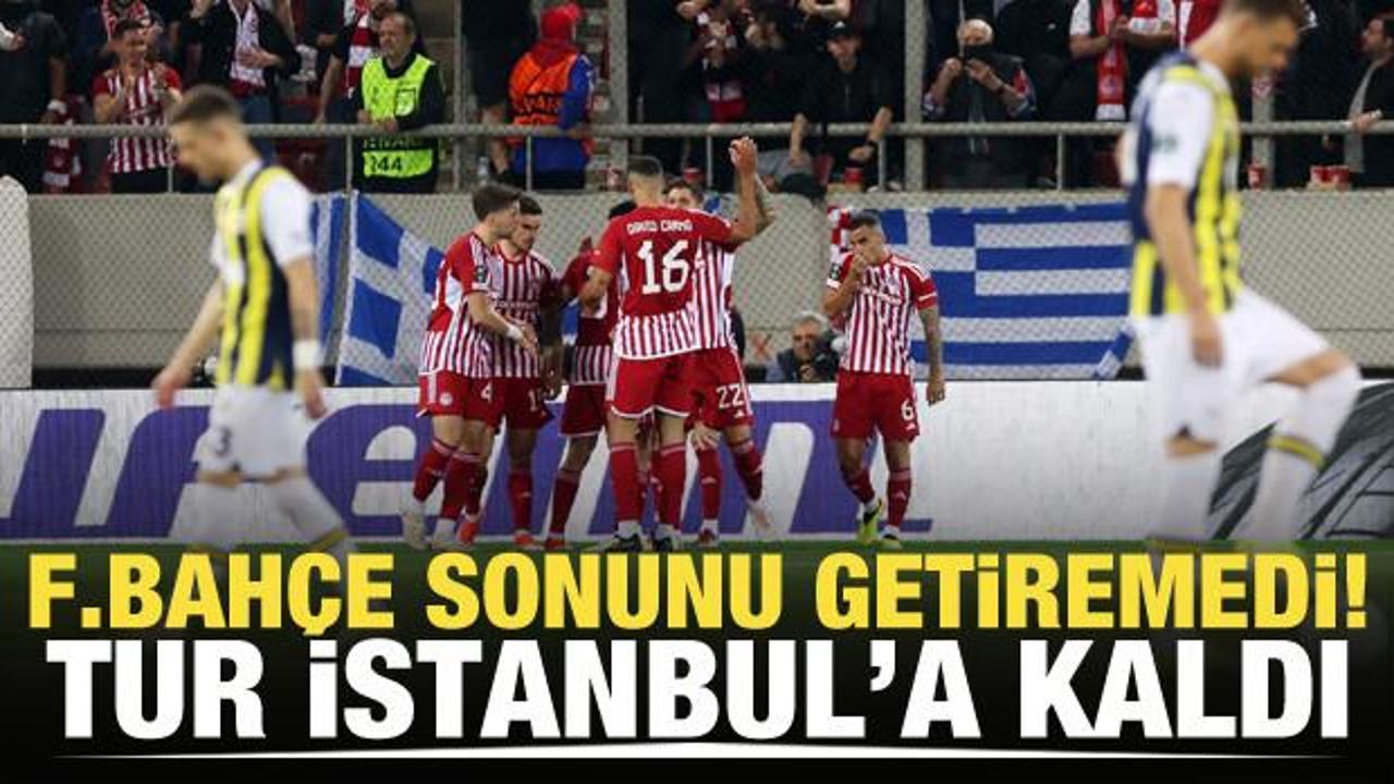 Fenerbahçe sonunu getiremedi! Tur İstanbul'a kaldı