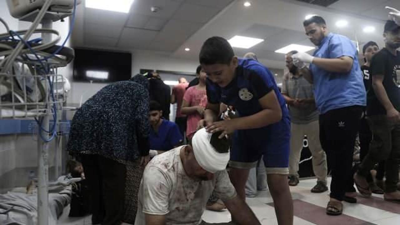 Filistin'de ameliyatlar artık hastanelerin koridorlarında yapılıyor!