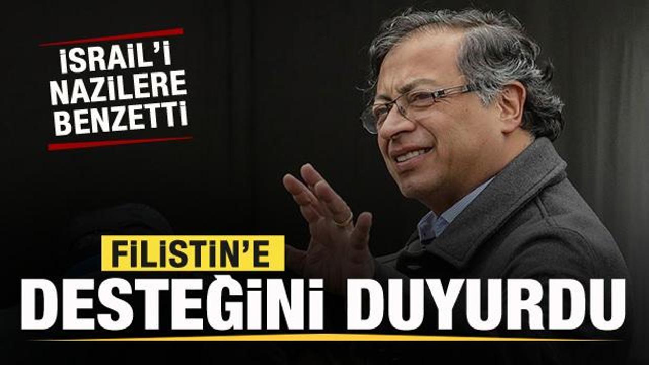 Filistin'e desteğini açıkladı! İsrail'i Nazilere benzetti