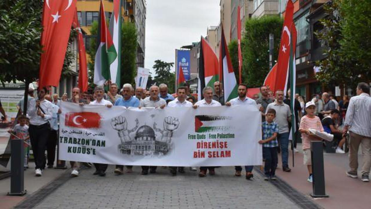 Filistin'e destek yürüyüşünde İslam alemine sert sözler: Birlik olamadık