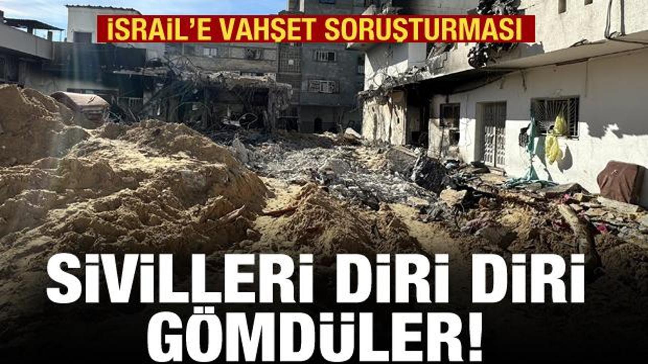 Filistinli sivillerin diri diri gömüldüğü iddiasına soruşturma çağrısı