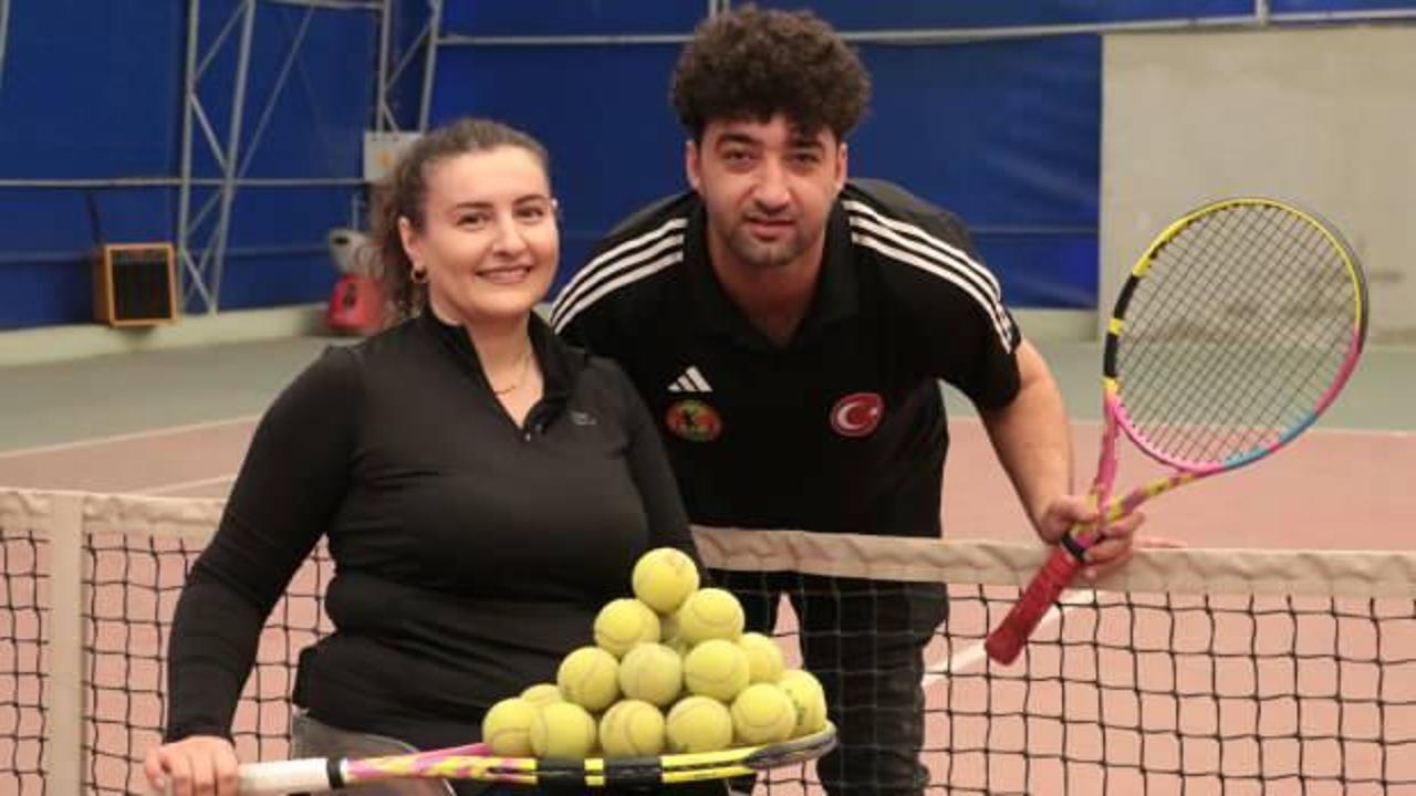 Film gibi başladı... Engelli çift sporla hayata tutundu