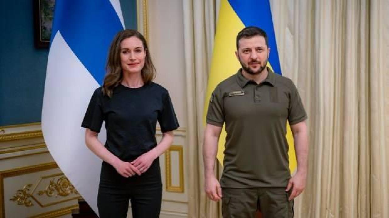 Finlandiya Başbakanı Marin, Ukrayna'nın Buça ve Irpin şehirlerini ziyaret etti