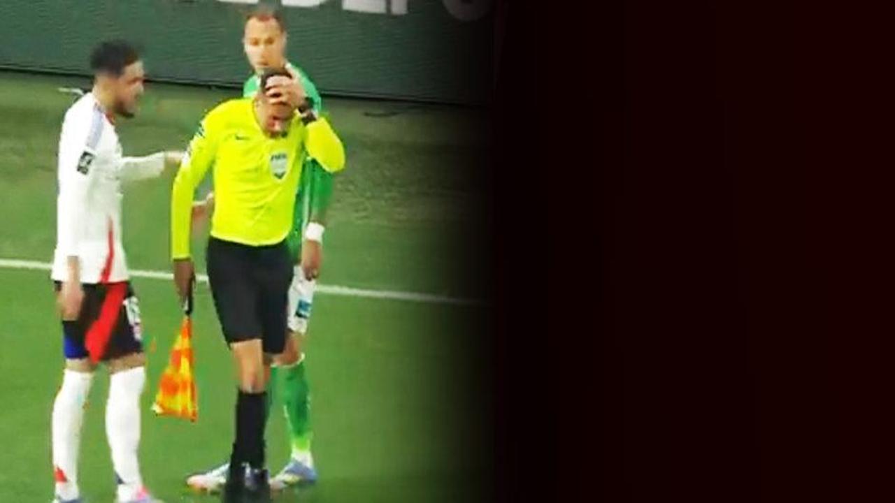 Fransa'da olaylı derbi! Hakem yerde kaldı: Maç 40 dakika durdu