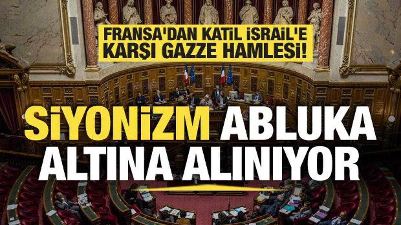 Fransa'dan katil İsrail'e karşı Gazze hamlesi!