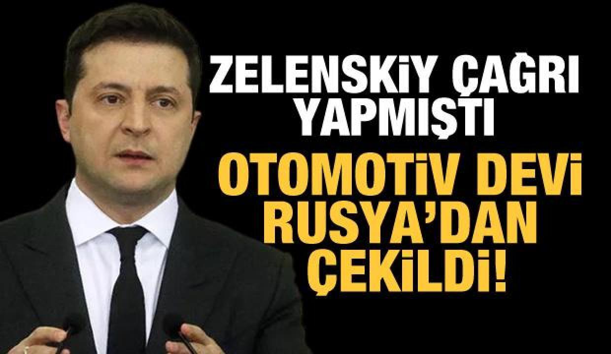 Fransız Renault, tepkilerin ardından Rusya'daki faaliyetlerini askıya aldı