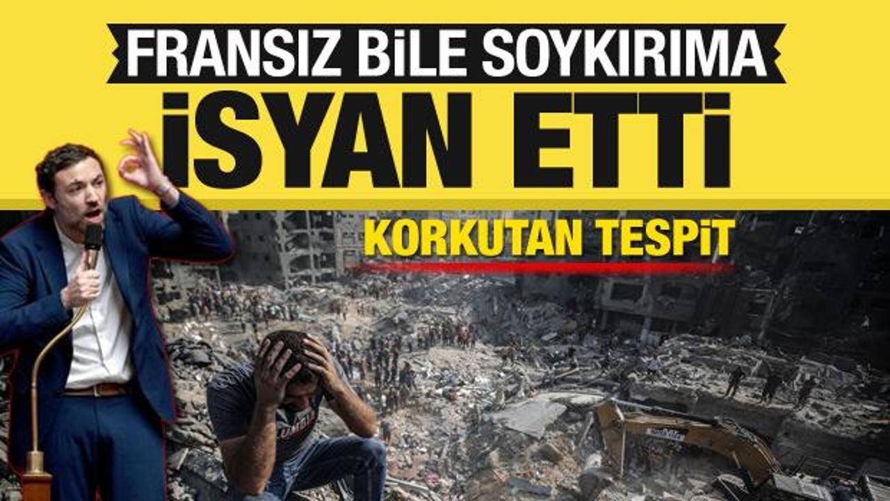 Fransız vekil bile İsrail'e isyan etti: Bir halkı topyekun haritadan silmek istiyorlar