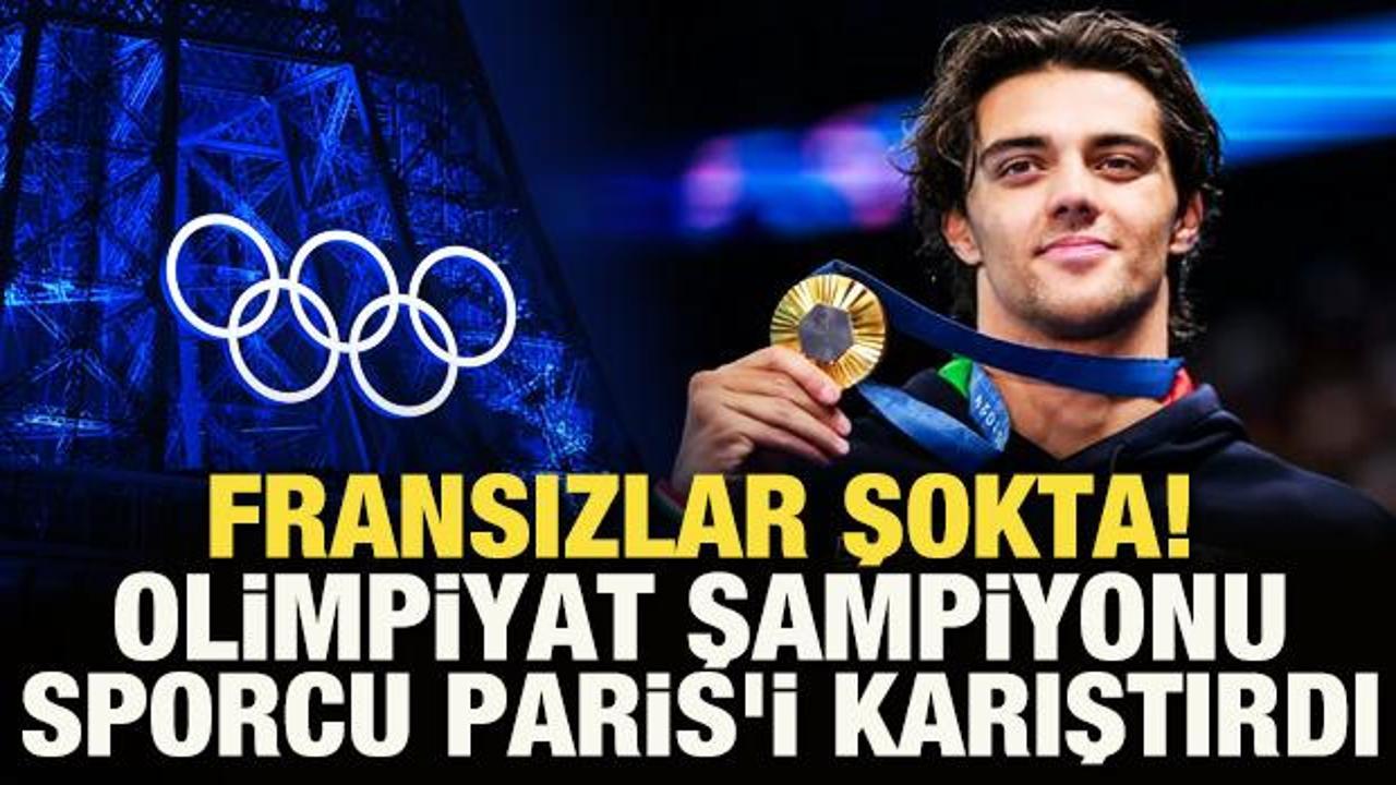 Fransızlar şokta! Olimpiyat Şampiyonu sporcu Paris'i karıştırdı
