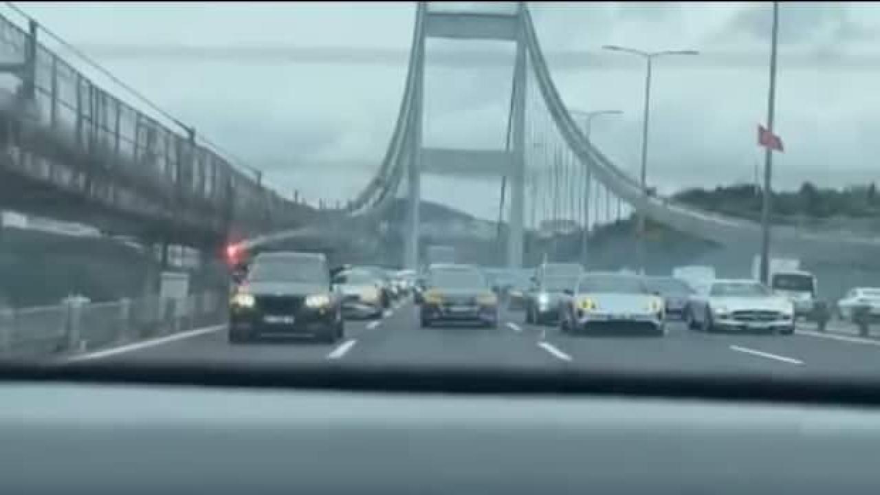 FSM'de çakarlı meşaleli düğün konvoyuna tepki