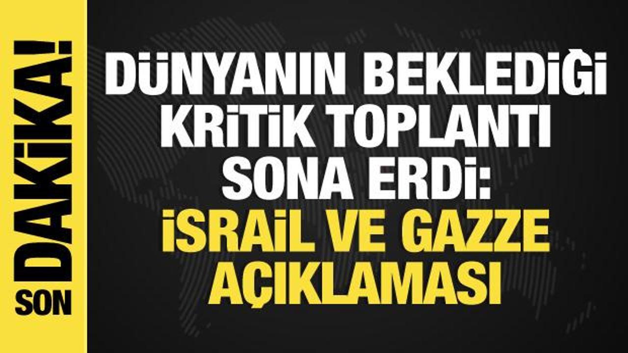 G7'den Gazze açıklaması: İsrail'e 