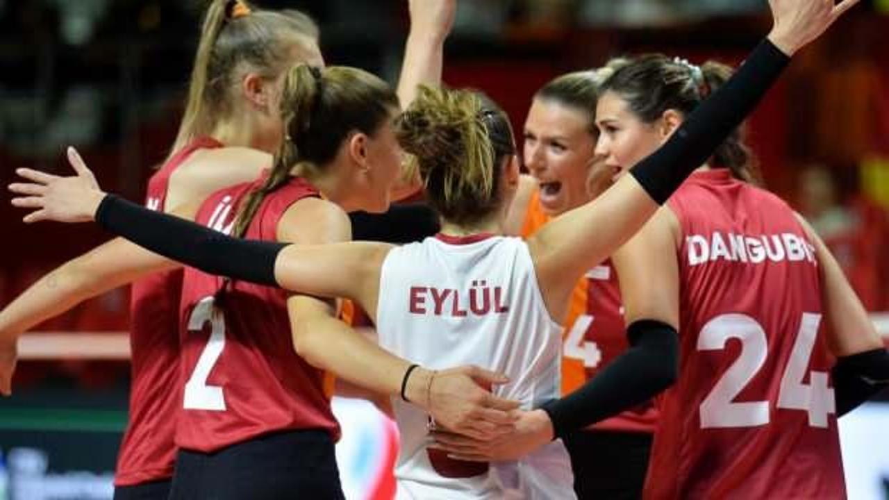 Galatasaray 7 yıl sonra Vakıfbank'ı mağlup etti