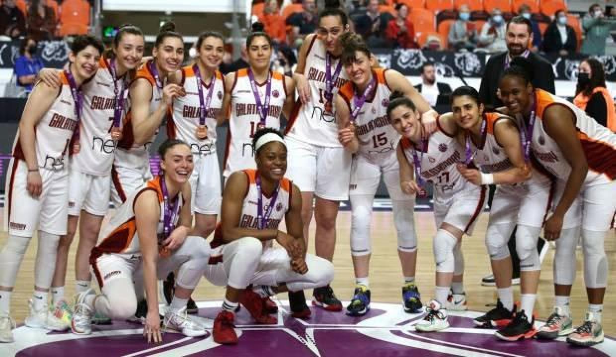Galatasaray Kadın Basketbol Takımı, Avrupa Kupası'nda 3. oldu