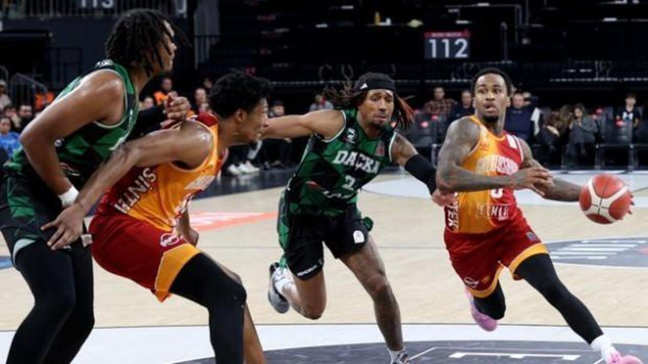 Galatasaray, potada Darüşşafaka'ya şans tanımadı
