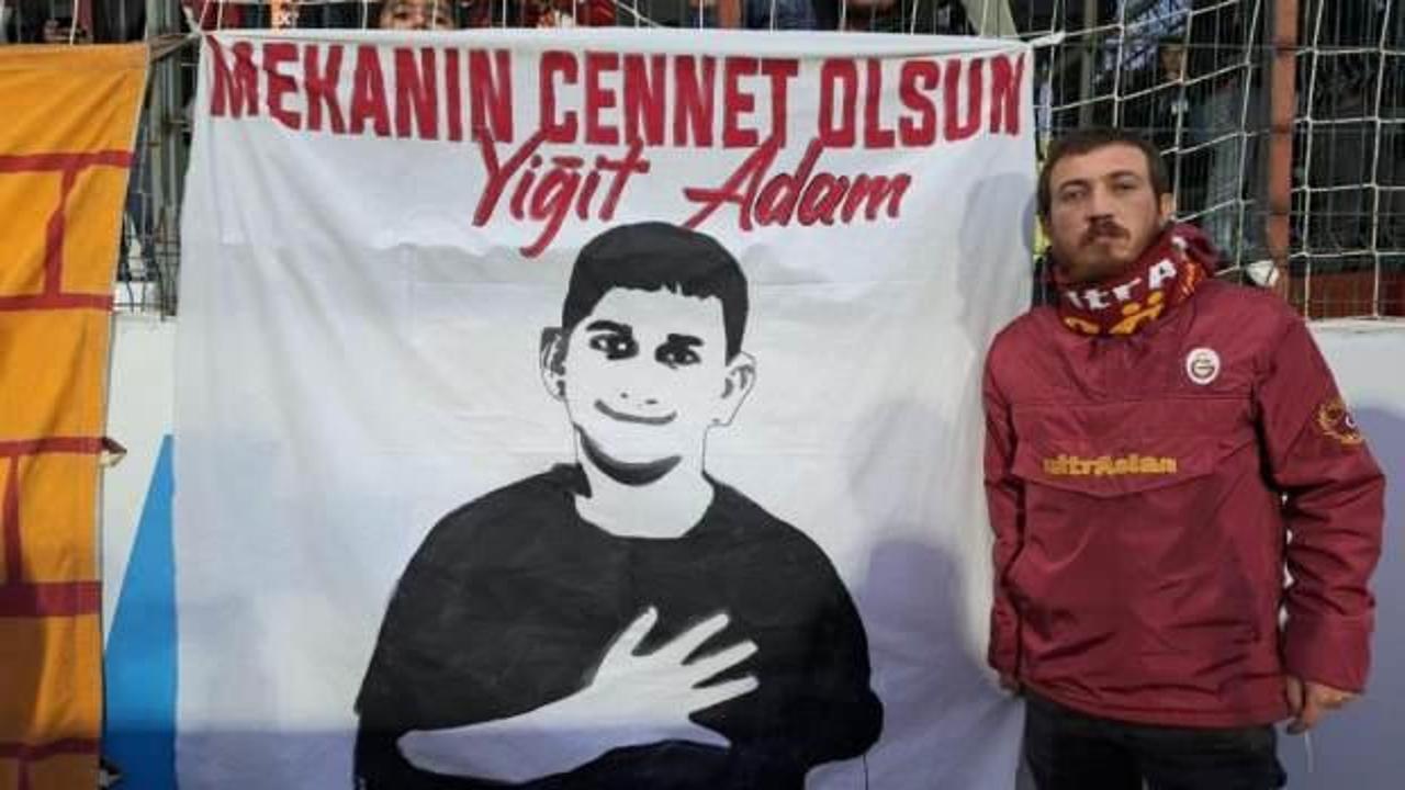 Galatasaray taraftarı Yiğit'i unutmadı